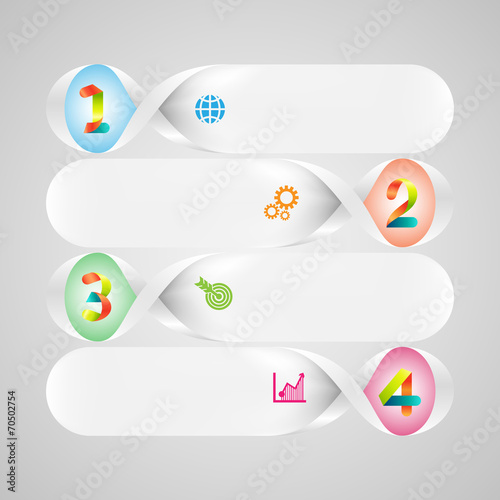 Design template.Banner used for infographics
