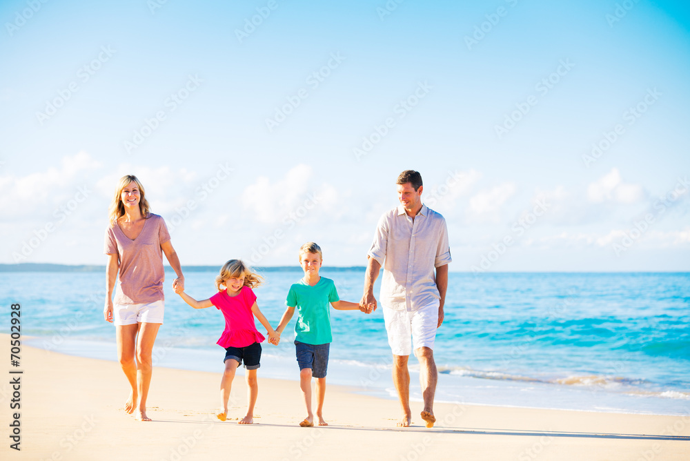 Family on the Beach