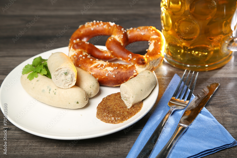 Bayrisches Weißwurstfrühstück Bayrisches Weißwurstfrühstück