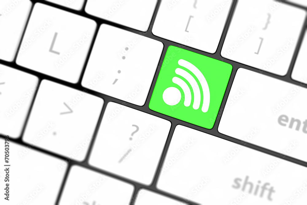 wifi concepts, with message on enter key of computer keyboard. wifi concepts, with message on enter key of computer keyboard.