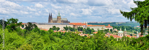 Photography Cathedral on Hradcany hill in Prague, Czech Republic
