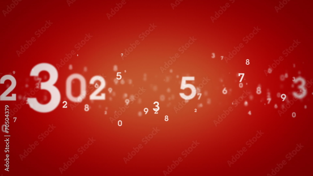 Random Numbers Red Tracking