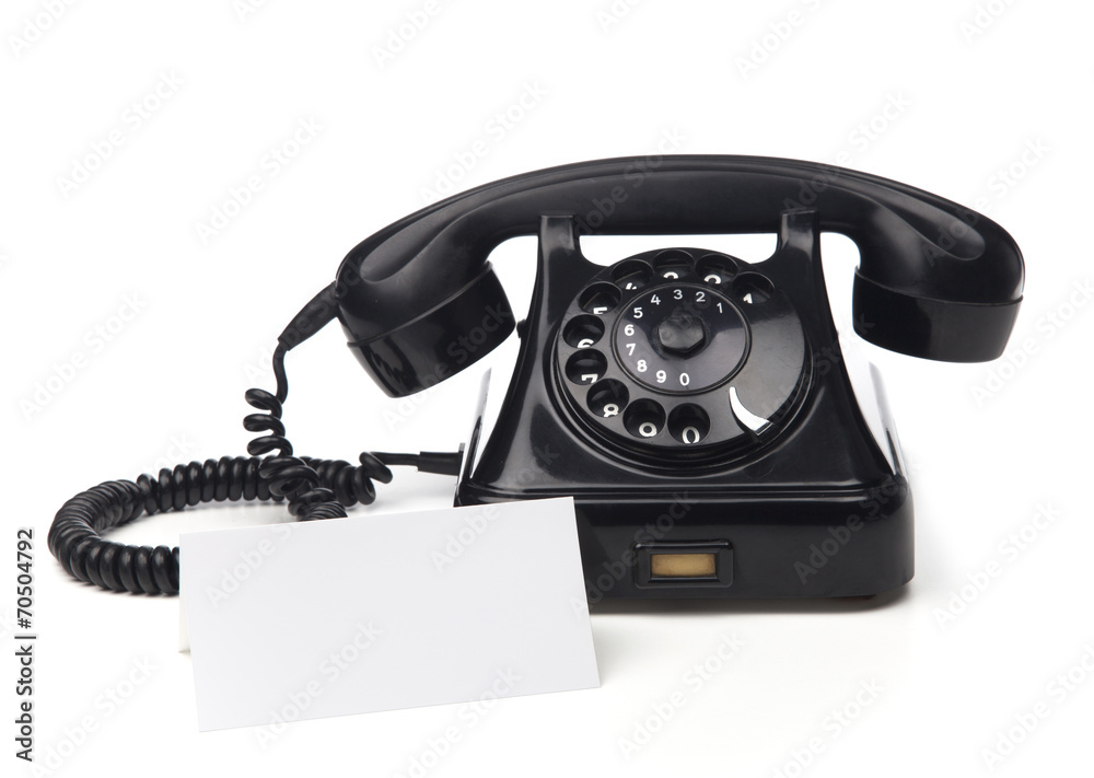Old fashioned telephone Old fashioned telephone