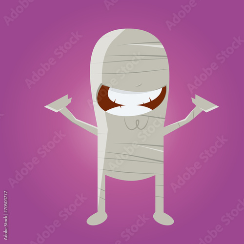 mumie halloween lustig comic cartoon