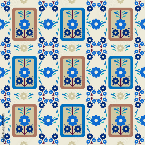 oriental style seamless pattern vector