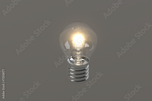 Light Bulb / 3D / White Background