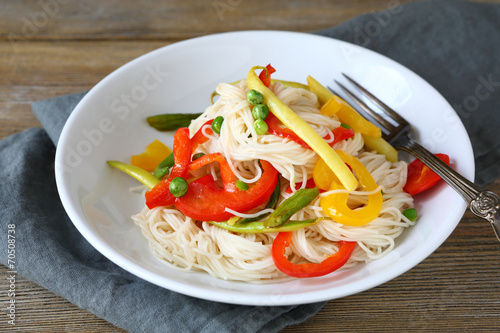 noodles with fried vegetables