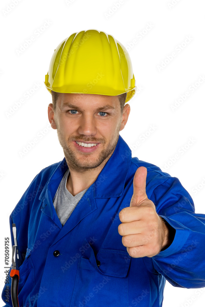 Handwerker mit Werkzeug Handwerker mit Werkzeug