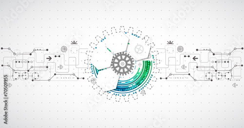 Abstract technological background