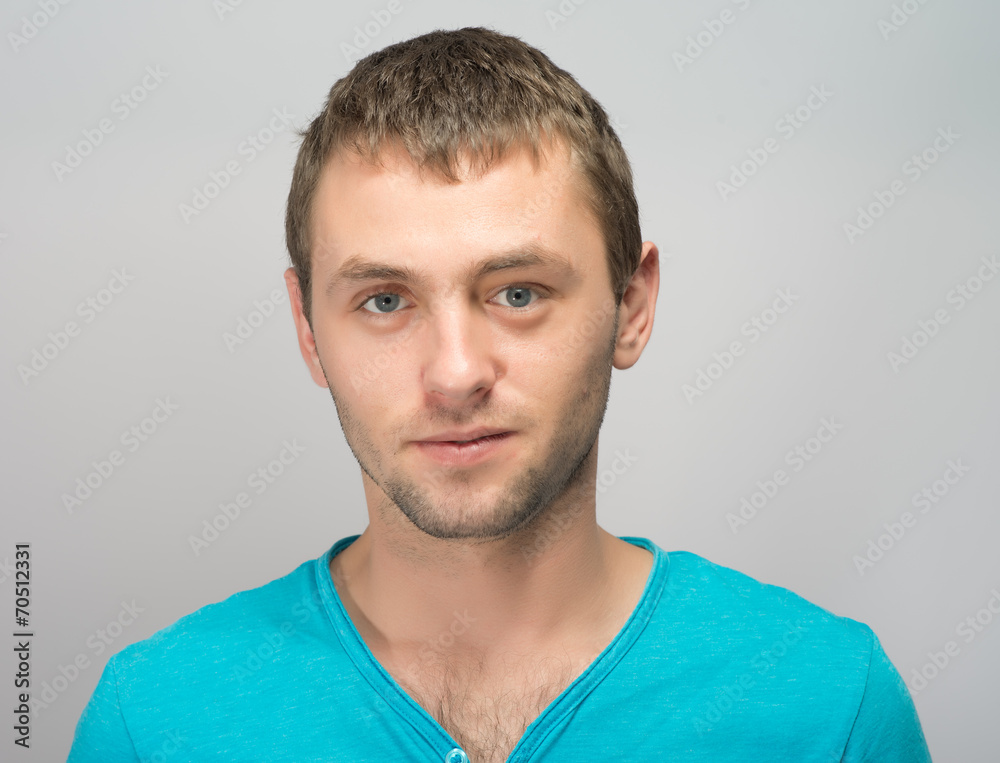 Fototapeta premium Young successful smiling man