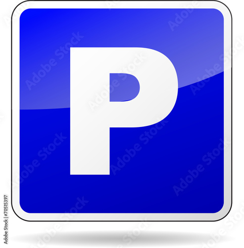 Vector parking sign