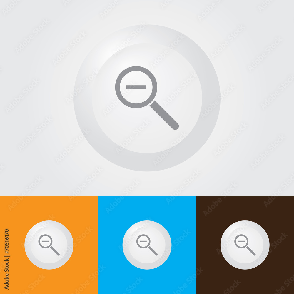 Magnifying glass Icon , Zoom out Symbol Magnifying glass Icon , Zoom out Symbol