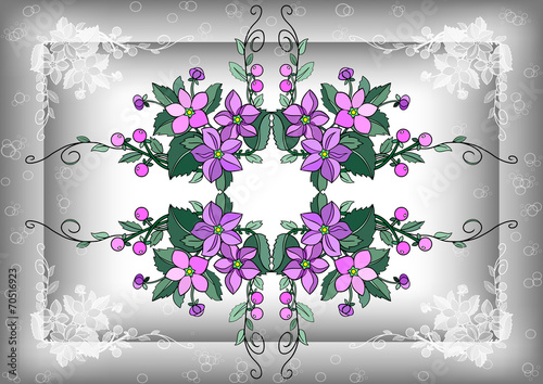 Abstract floral background