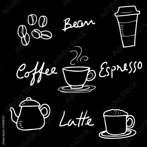 Coffee drawing