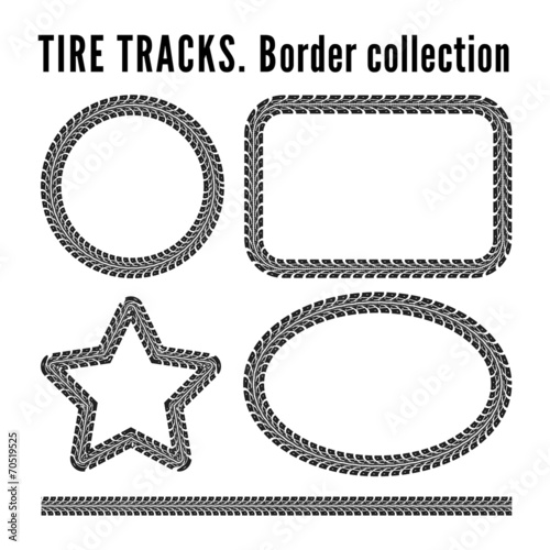 Tire tracks