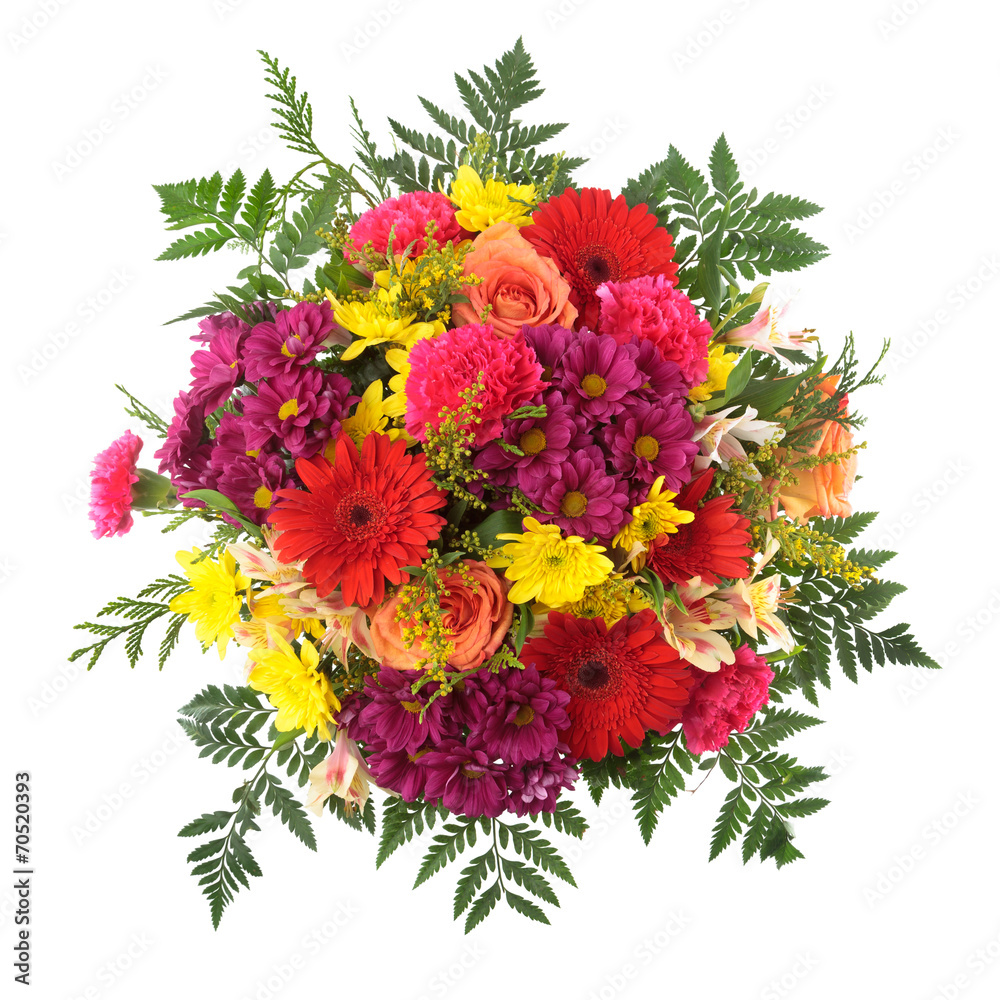 Obraz premium Bouquet from above