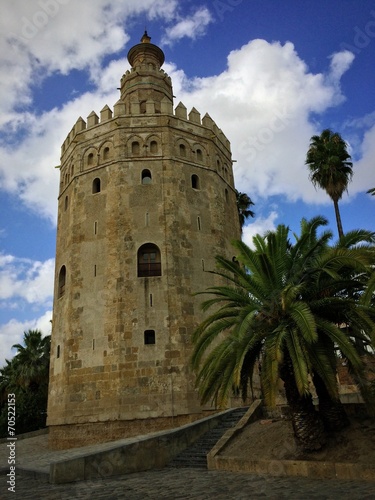 Goldener Turm in Sevilla Andalusien