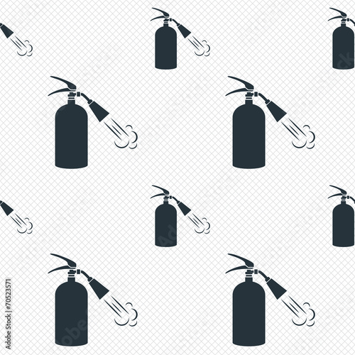 Fire extinguisher sign icon. Fire safety symbol.