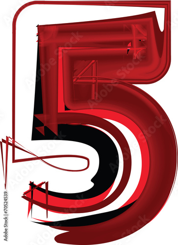 Artistic font number 5