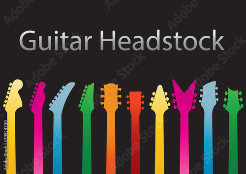Guitar headstocks colour