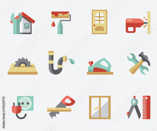 Home repair icons