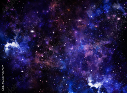 Fototapeta Naklejka Na Ścianę i Meble -  beautiful space background, night sky with stars