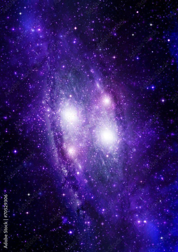 Fototapeta premium galaxy in a free space