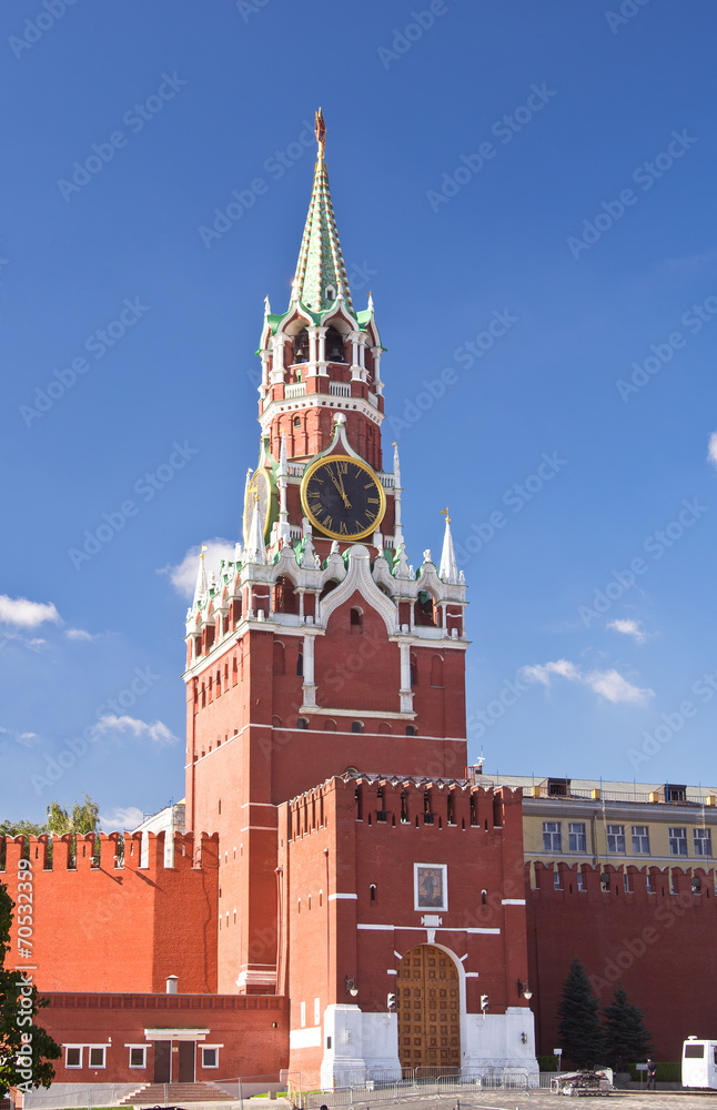 Spasskaya Tower in Moscow Kremlin