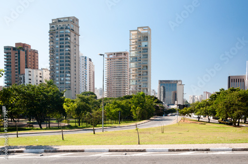 Buildings in Ibirapuera, Sao Paulo city photo