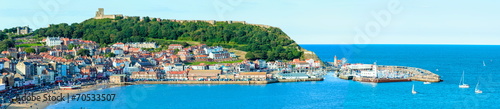 Scarborough South Bay harbor in North Yorskire, England