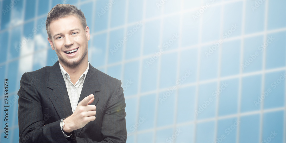 successful young businessman