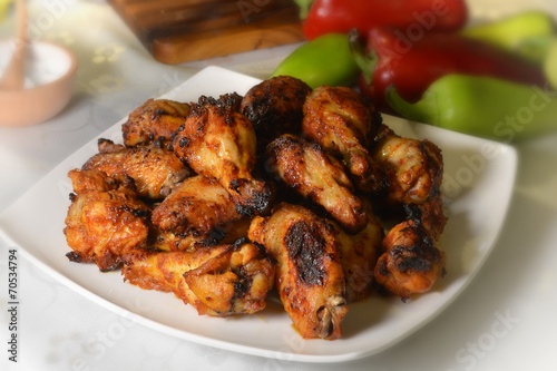 Chicken Wings, Barbeque, Grill (Photography)