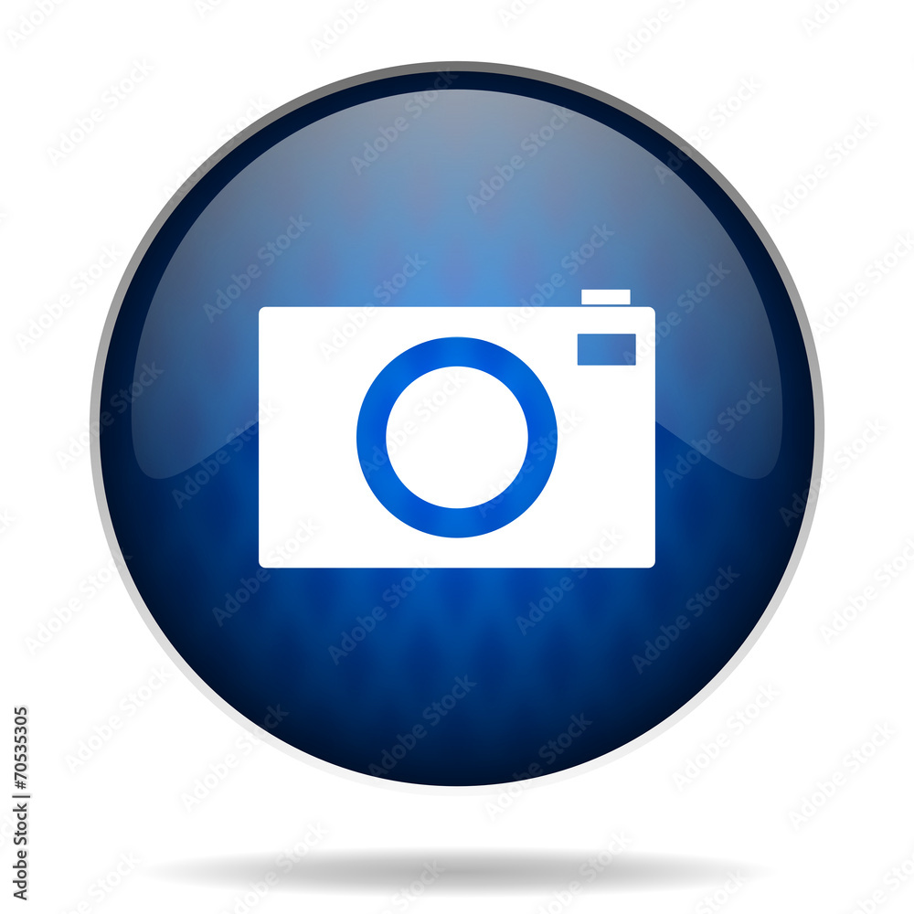 camera internet blue icon camera internet blue icon