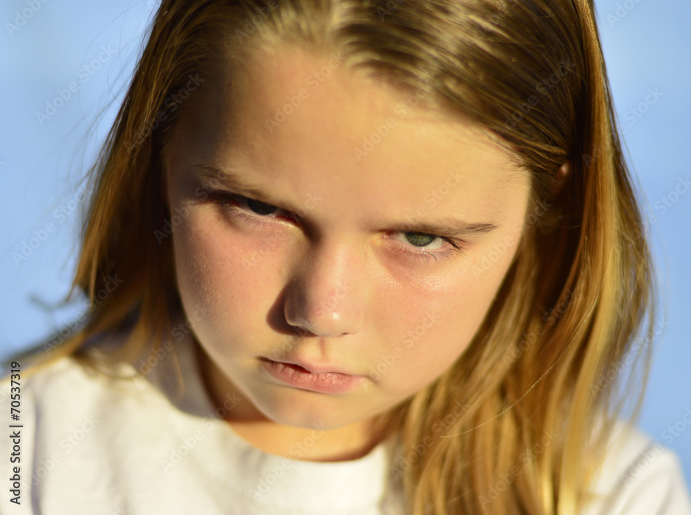 Little girl emotions. Little girl emotions.