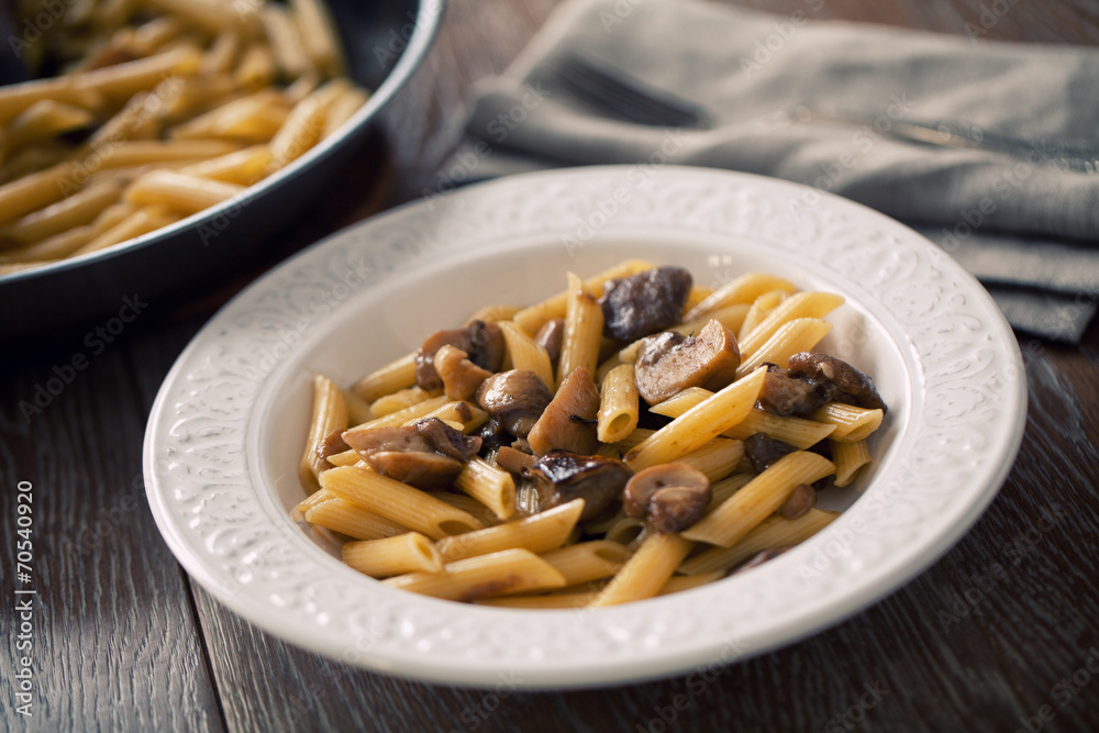 Pasta with Mushrooms Pasta with Mushrooms
