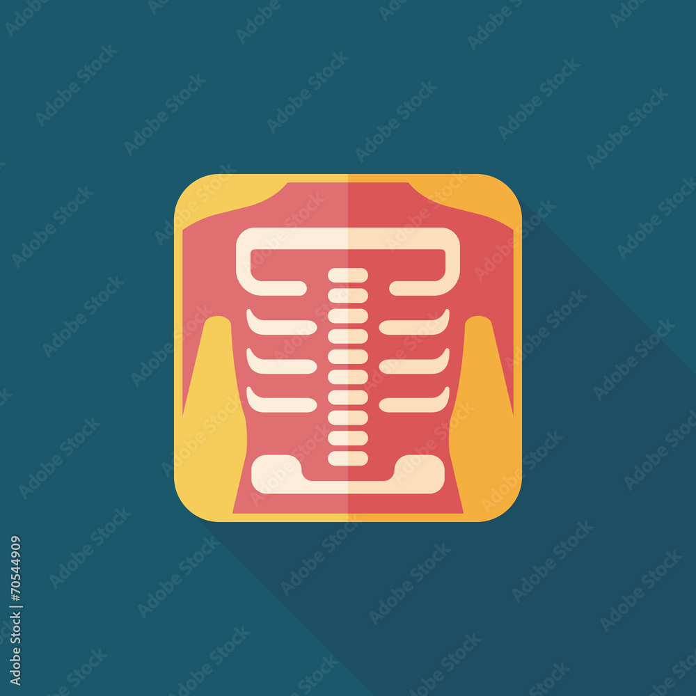 x-ray flat icon with long shadow x-ray flat icon with long shadow