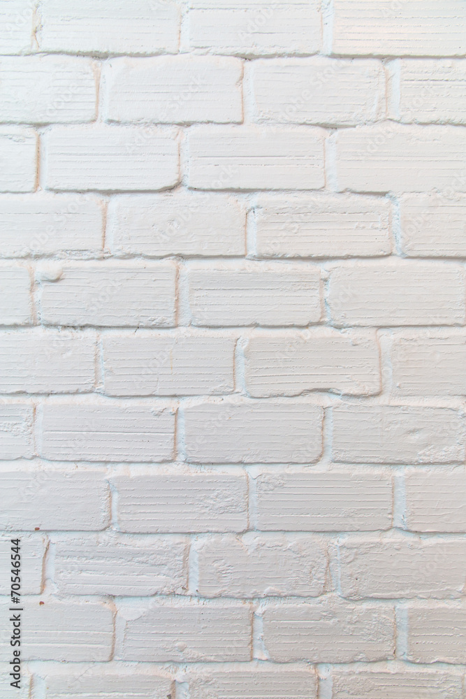 Square white brick wall background Square white brick wall background