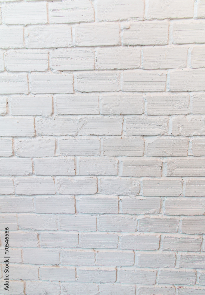 Naklejka premium Tło ściany z cegły kwadratowej białej