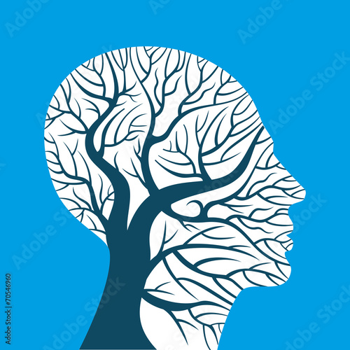 human brain, green thoughts