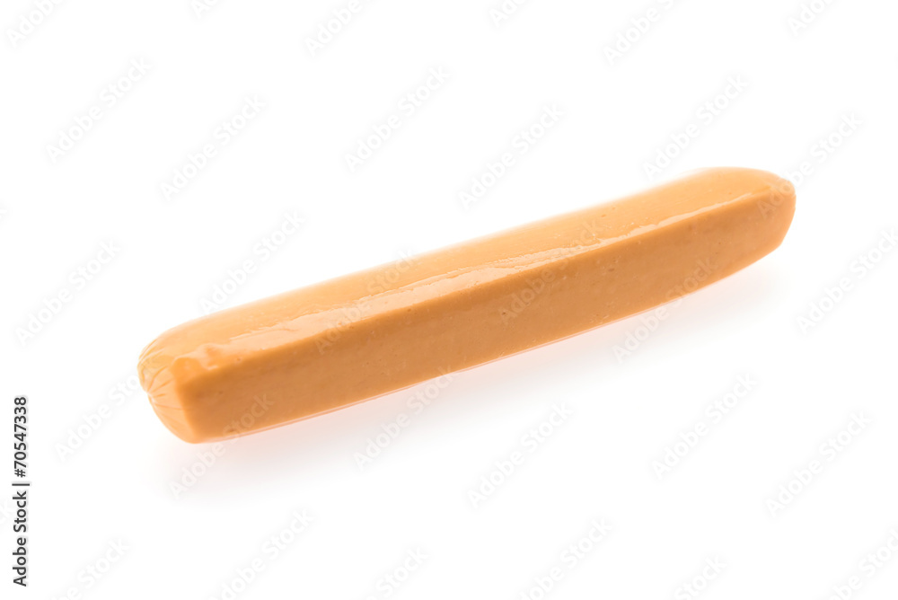Sausage isolated on white Sausage isolated on white