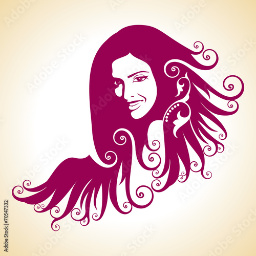 creative fashion portrait