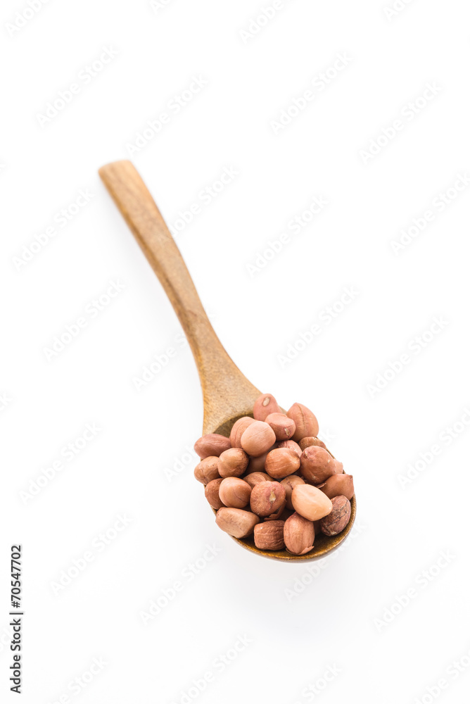 Peanut isolated on white background Peanut isolated on white background
