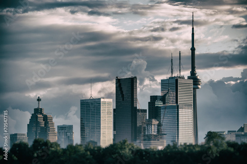 Toronto Skyline No Logos Silver