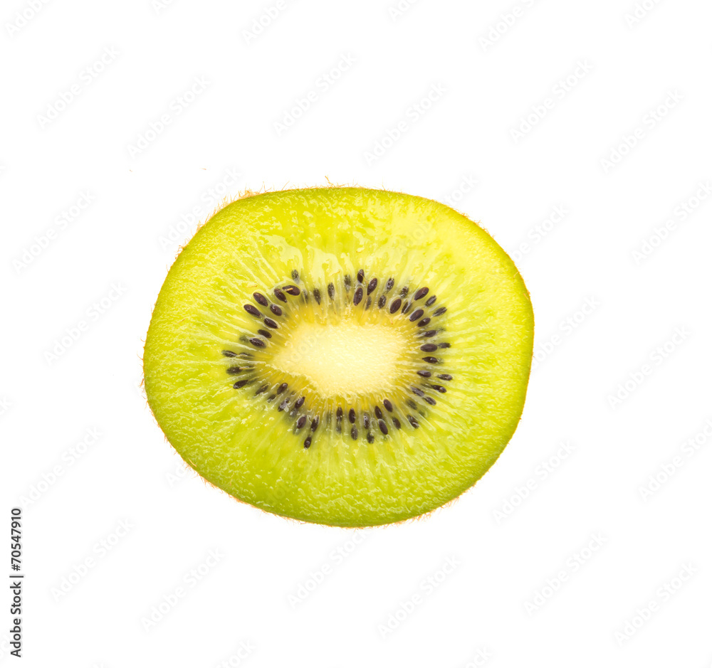 Kiwi isolated on white