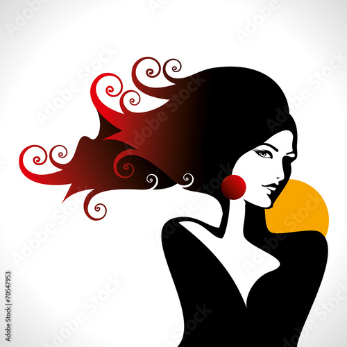 creative fashion women portrait
