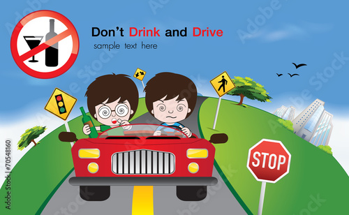 Fotografie Don't Drink and Drive