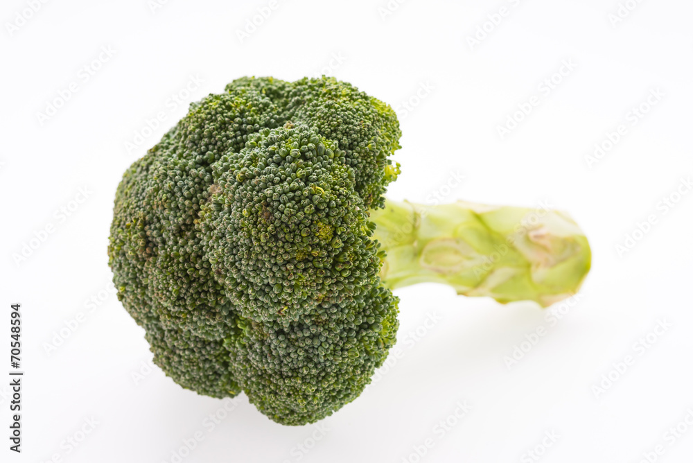 Broccoli isolated on white