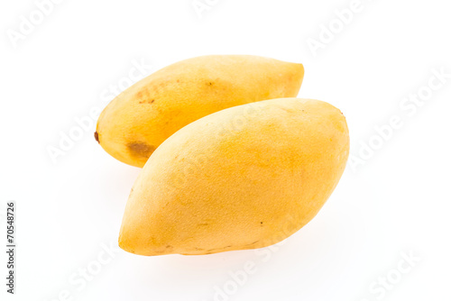 Mango isolated on white background