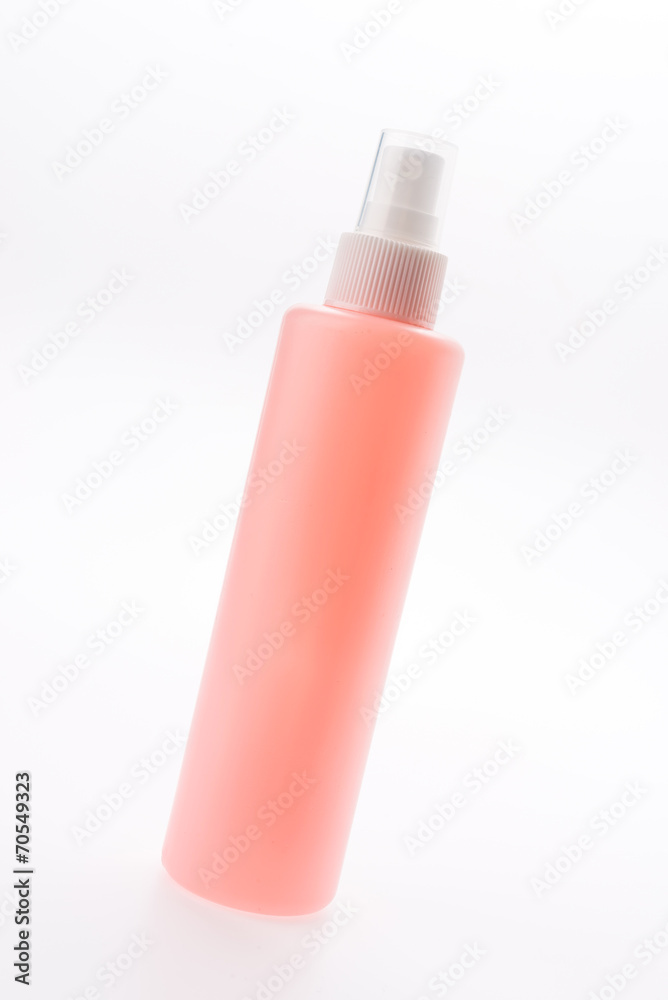 Cosmetic bottle isolated on white Cosmetic bottle isolated on white
