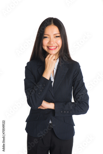 Formal Asian Business woman with crossed arms